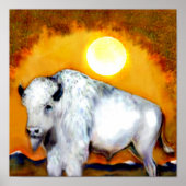 Great White Buffalo Poster (Vorne)