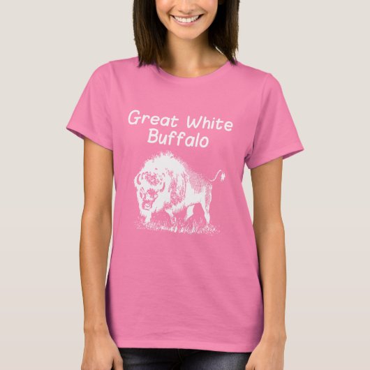 Great White Buffalo T-Shirt (Vorderseite)