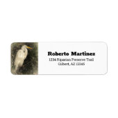 Great White Egret Water Bird Digitale Kunstmalerei (Vorne)