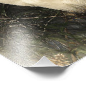 Great White Egret Water Bird Digitale Kunstmalerei Fotodruck (Ecke)