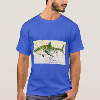 Great White Hai Aquarell by Breekha T-Shirt