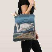 Great White Heron Audubon Bird Wildlife Painting Tasche (Von Nahem)