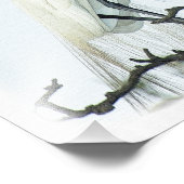 Great White Heron Portrait Fotodruck (Ecke)