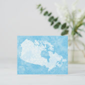 Great White North of Canada - Frozen! Postkarte (Stehend Vorderseite)