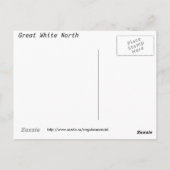 Great White North of Canada - Frozen! Postkarte (Rückseite)