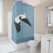 Great White Pelican Duschvorhang