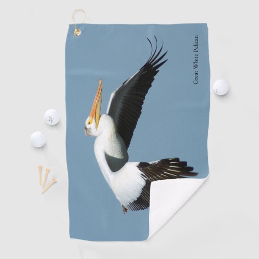 Great White Pelican Golf Handtuch (Insitu)