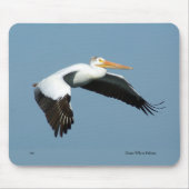 Great White Pelican Mousepad (Vorne)