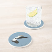 Great White Pelican Sandstone Untersetzer (Seite)