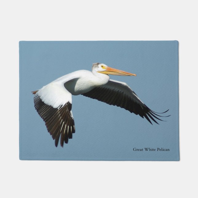 Great White Pelican Türmatte (Vorderseite)
