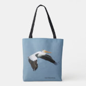 Great White Pelican Überall Tasche (Rückseite)