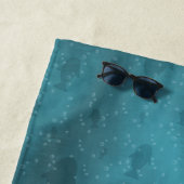 Great White Shark Attack Funny Fish Head Ocean Strandtuch (Beispiel)