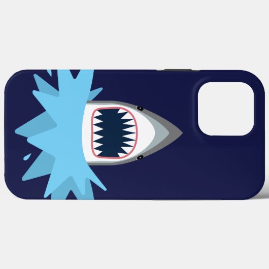 Great White Shark Cartoon Case-Mate iPhone Hülle (Rückseite (Horizontal))