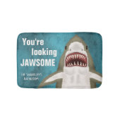 Great White Shark Funny Jawsome Pub Personalisiert Badematte (Vorderseite)