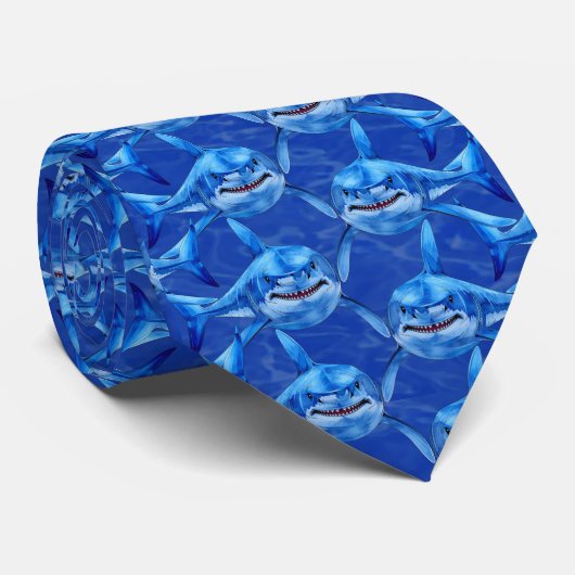 Great White Shark  Krawatte (Gerollt)
