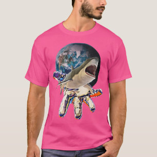 Great White Shark Motif Haie Raubfisch Farbe S T-Shirt
