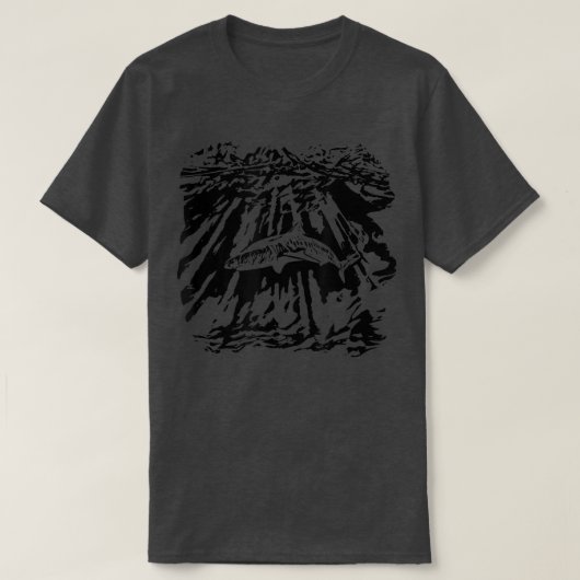 Great White Shark Motif Haie T-Shirt (Design vorne)