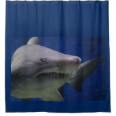 Great White Shark Ocean Sea Design Duschvorhang (Vorderseite)