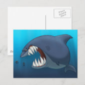 Great White Shark Postcard Postkarte (Vorne/Hinten)