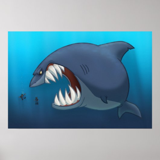 Great White Shark Poster (Vorne)