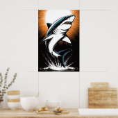 Great White Shark Poster (Küche)