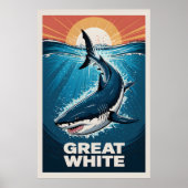 Great White Shark Poster (Vorne)