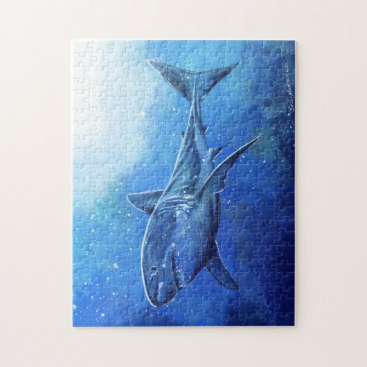 Great White Shark Poster Puzzle (Vertikal)