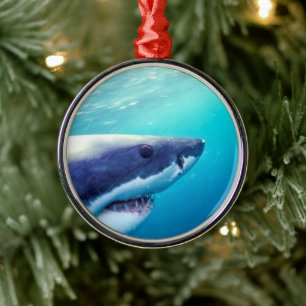 Great White Shark South Africa Ornament Aus Metall