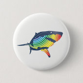 Great White Shark Swoosh Button (Vorderseite)