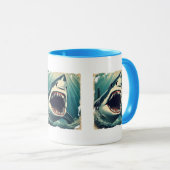 Great White Shark Tasse (VorderseiteRechts)