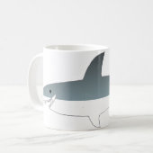 Great White Shark Tasse (Vorderseite Links)