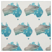 Great White Shark Underwater Australien Stoff (Muster)
