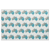 Great White Shark Underwater Australien Stoff (Fat Quarter (45,7 x 55,9 cm))