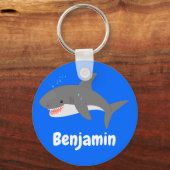 Great white shire Cartoon-Abbildung Schlüsselanhänger (Vorderseite)