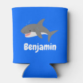 Great white shire Happy Cartoon Illustration Dosenkühler (Rückseite)