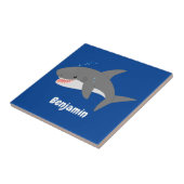 Great white shire Happy Cartoon Illustration Fliese (Seite)