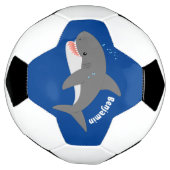 Great white shire Happy Cartoon Illustration Fußball (Gedreht)