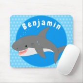 Great white shire Happy Cartoon Illustration Mousepad (Mit Mouse)