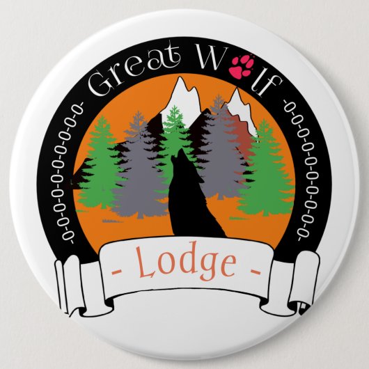 Great Wolf Lodge Button (Vorderseite)