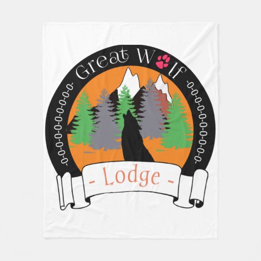 GREAT WOLF LODGE FLEECE BLANKET (Vorderseite)