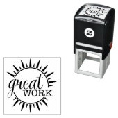 Great Work Sun Burst Permastempel (Beispiel)