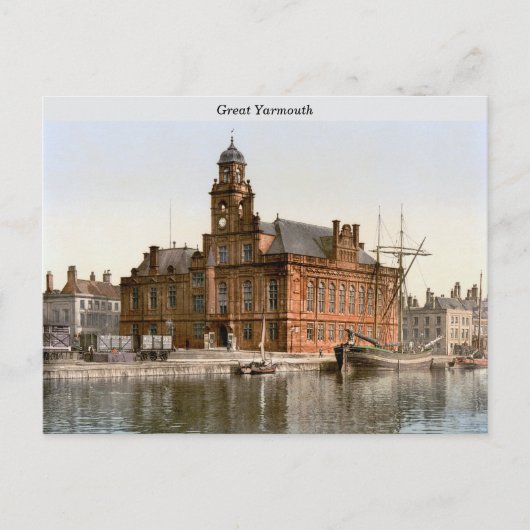 Great Yarmouth, England (c. 1900) Postkarte (Vorderseite)