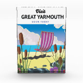 Great Yarmouth Seaside Poster. Fotoblock (Vorderseite)