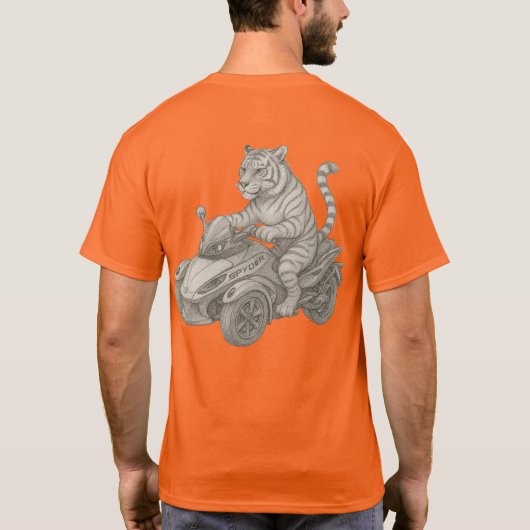 Greater Cincinnati Chapter - Spyder Bengalisch T-Shirt (Rückseite)