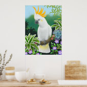 Greater Citron Cockatoo Parrot Print Poster (Küche)