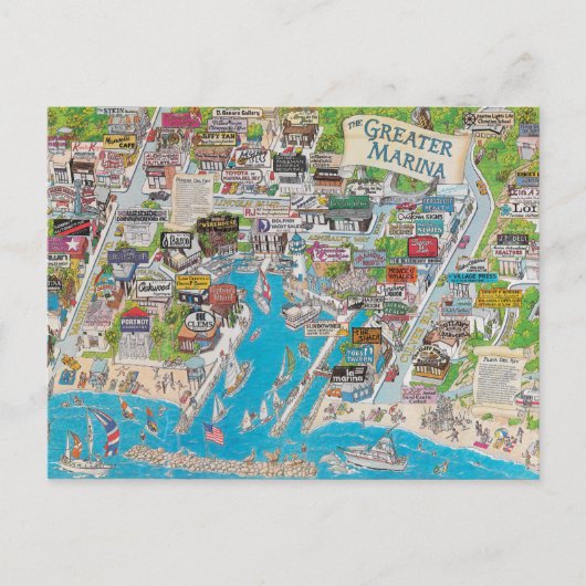 Greater Del Rey - by Sharon Postkarte (Vorderseite)