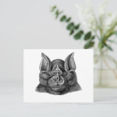Greater Horseshoe Bat Postkarte (Stehend Vorderseite)