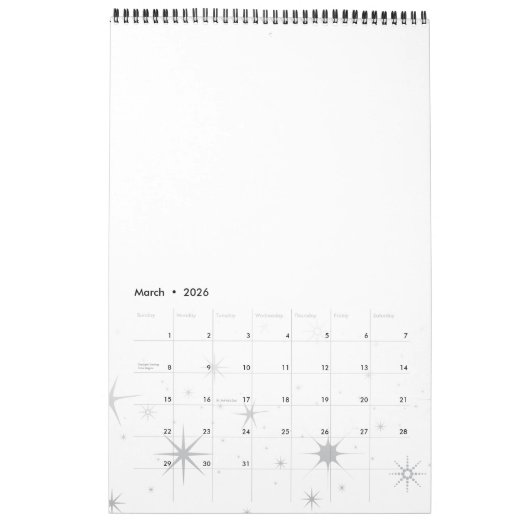 Greater is He© - Esp & Eng Calendar Kalender (Mär 2026)