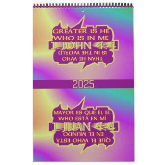 Greater is He© - Esp & Eng Calendar Kalender