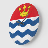 Greater London Große Wanduhr (Winkel)